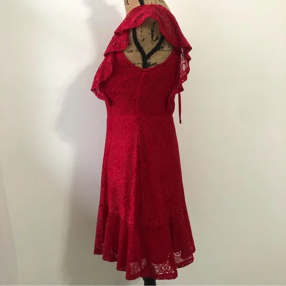 NWT! Speechless Red Dress Size Small - Picture 4 of 12